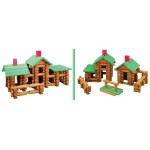 Casute modulare din lemn reconstruibile Maxim 162 piese Log Homes